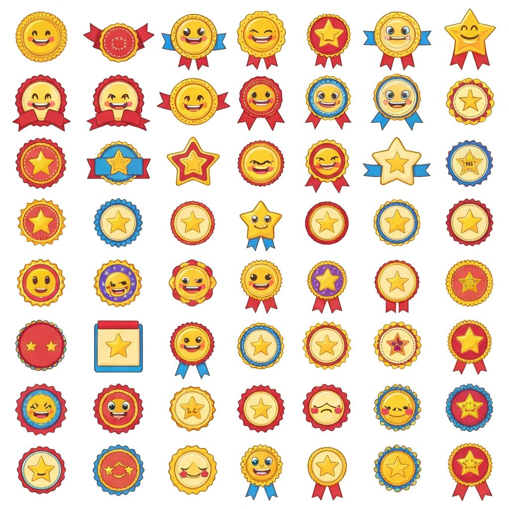 Children celebrating achievements